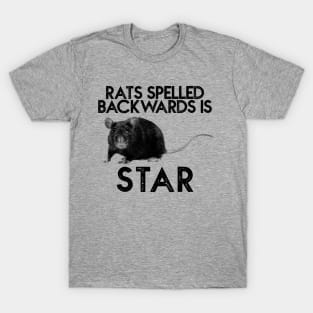 Rats Spelled Backwards T-Shirt